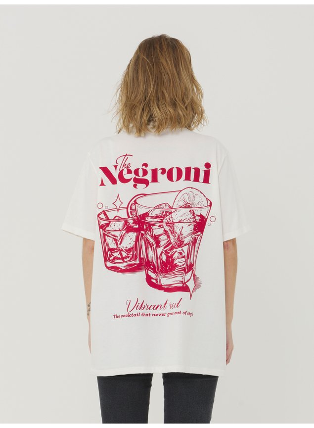 Camiseta Off White Malhão Estampada Retroy The Negroni