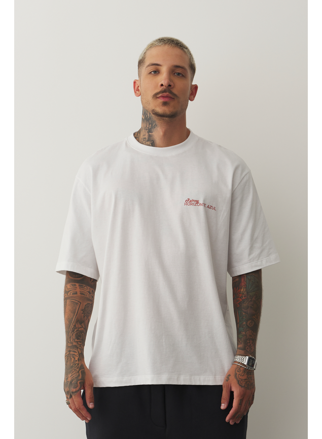 Camiseta Oversized Retroy Horizonte Azul – Nostalgia Carioca em